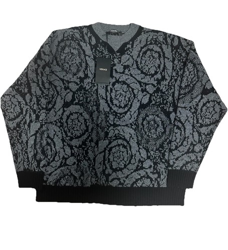 Versace barocco pullover - versace,