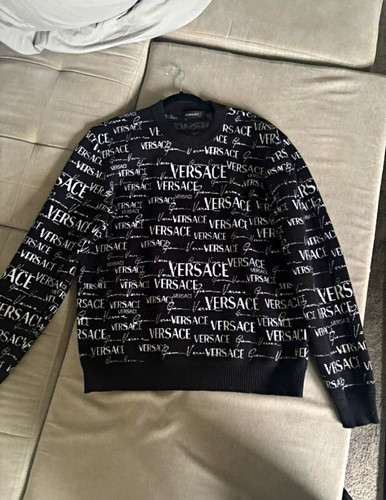 Versace knit sweater all over - sweater,