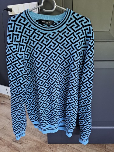 Versace greca medusa knit - greca,